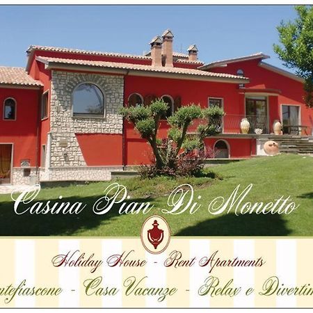 モンテフィアスコーネ Casina Pian Di Monettoヴィラ エクステリア 写真